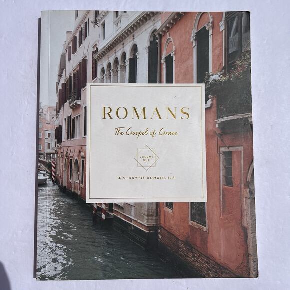 Romans The Gospel of Grace Volume 1 A Bible Study Of Romans 1 To 8 Paperback - Picture 1 of 8